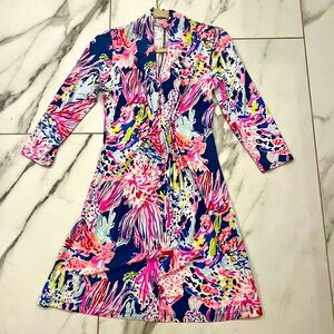 Lilly Pulitzer 3/4 Sleeve Dress Size Small